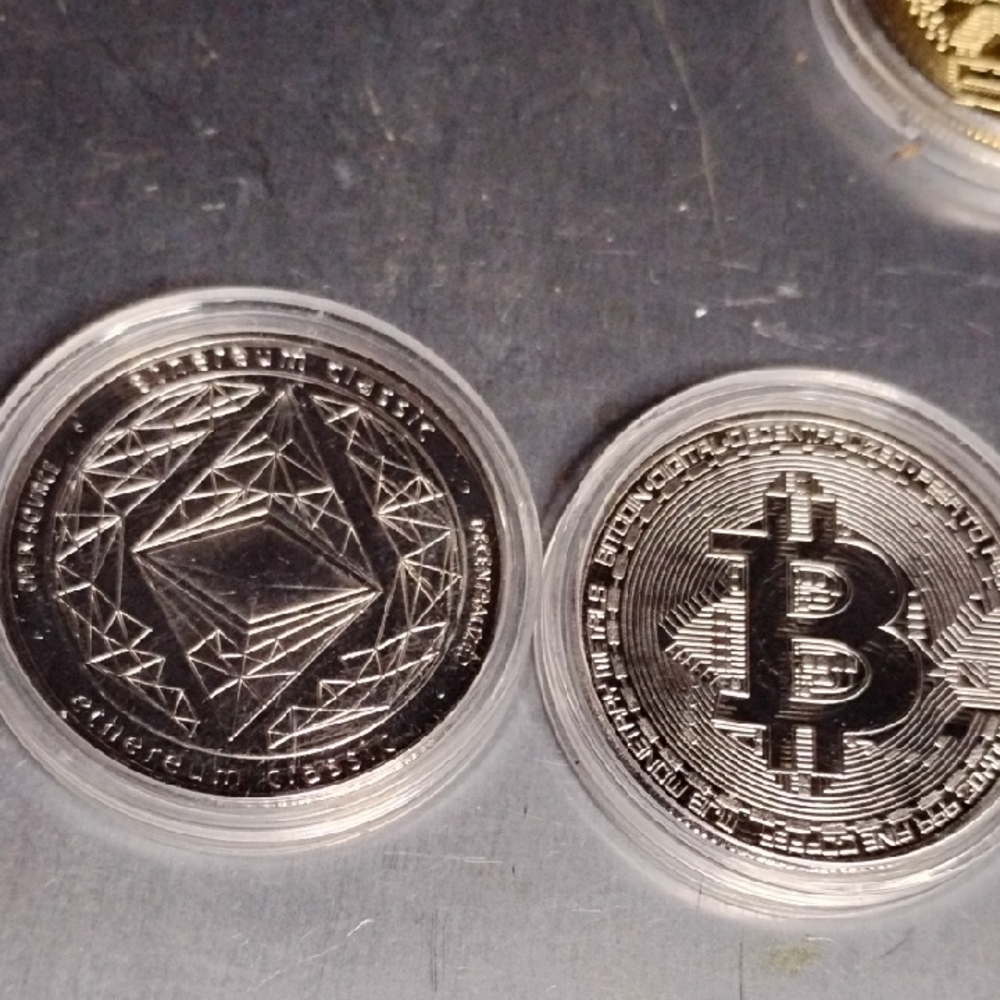 Silver Cryptocurrency Coins